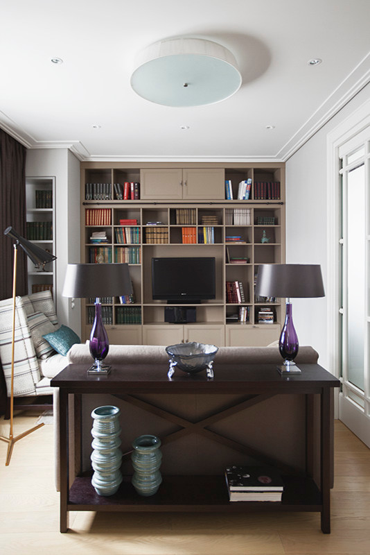 Houzz тур: Современная классика и анфилады в семейной квартире