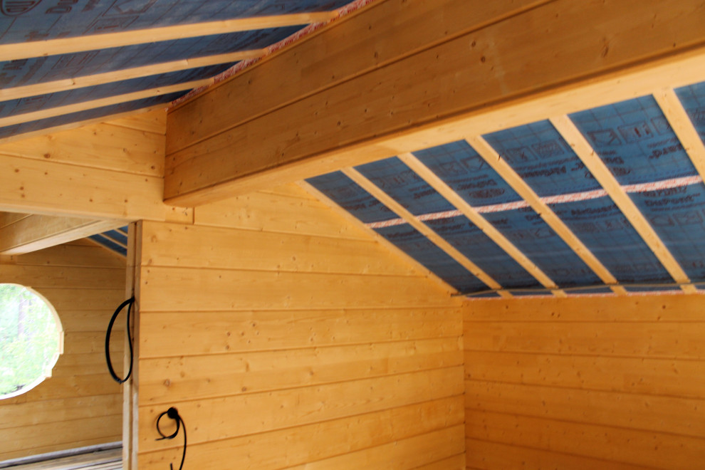 Строительство усадьбы из клееного бруса в Рощино