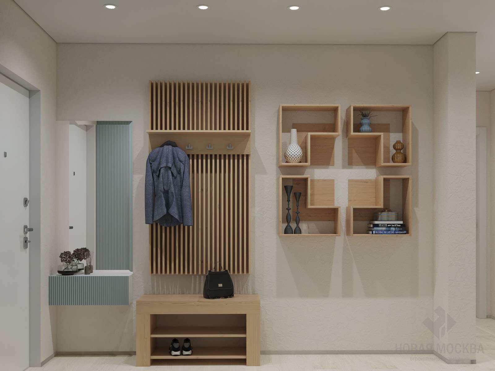 Дизайн-проект двухкомнатной квартиры 52 кв.м на Куусинена