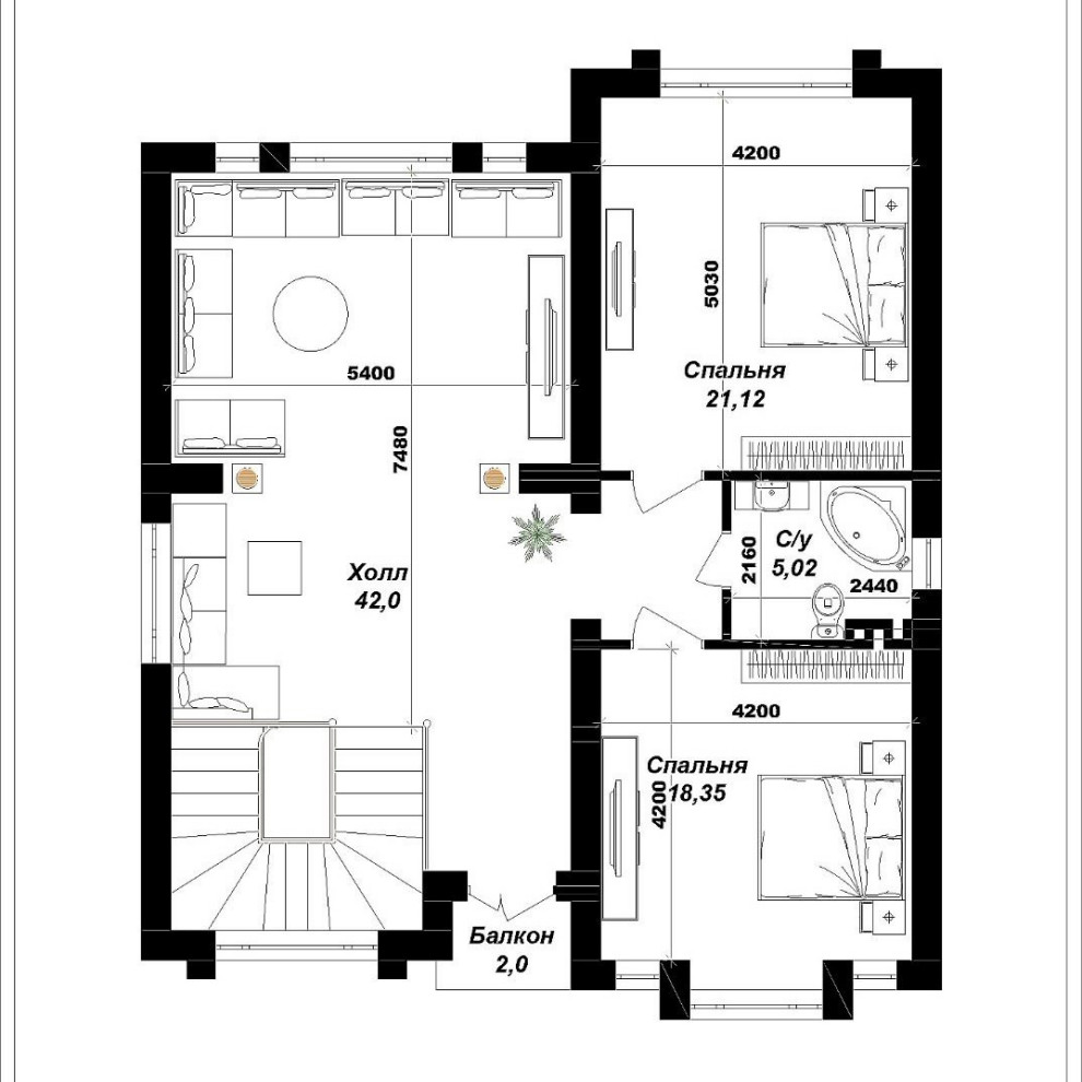 Обложка проекта: Дом в стиле «Прерий»