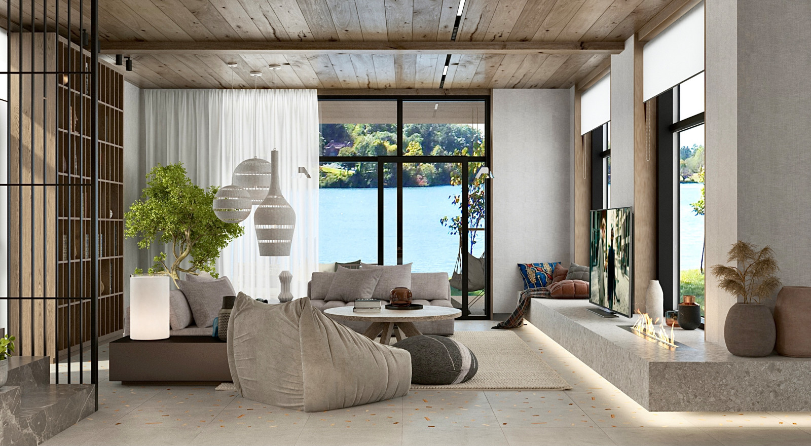 Дизайн проект интерьера загородного дома в Саратове