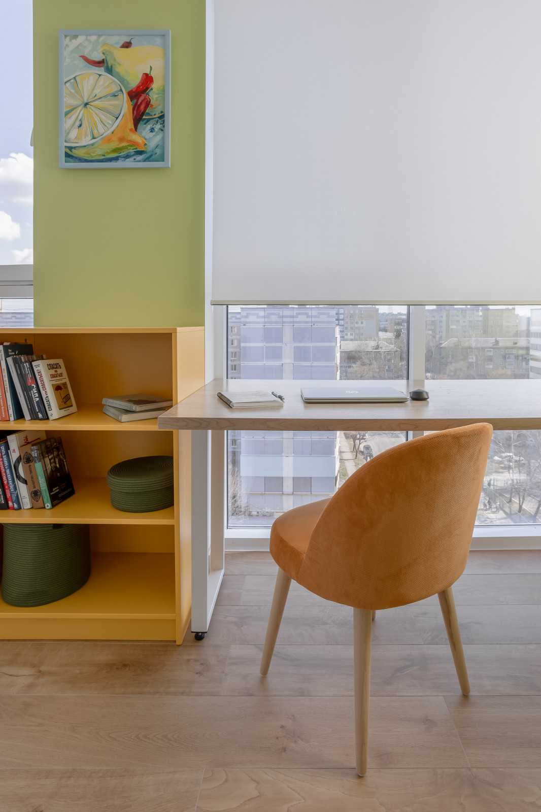 Реализованный проект яркой квартиры в ЖК "Мичурин"