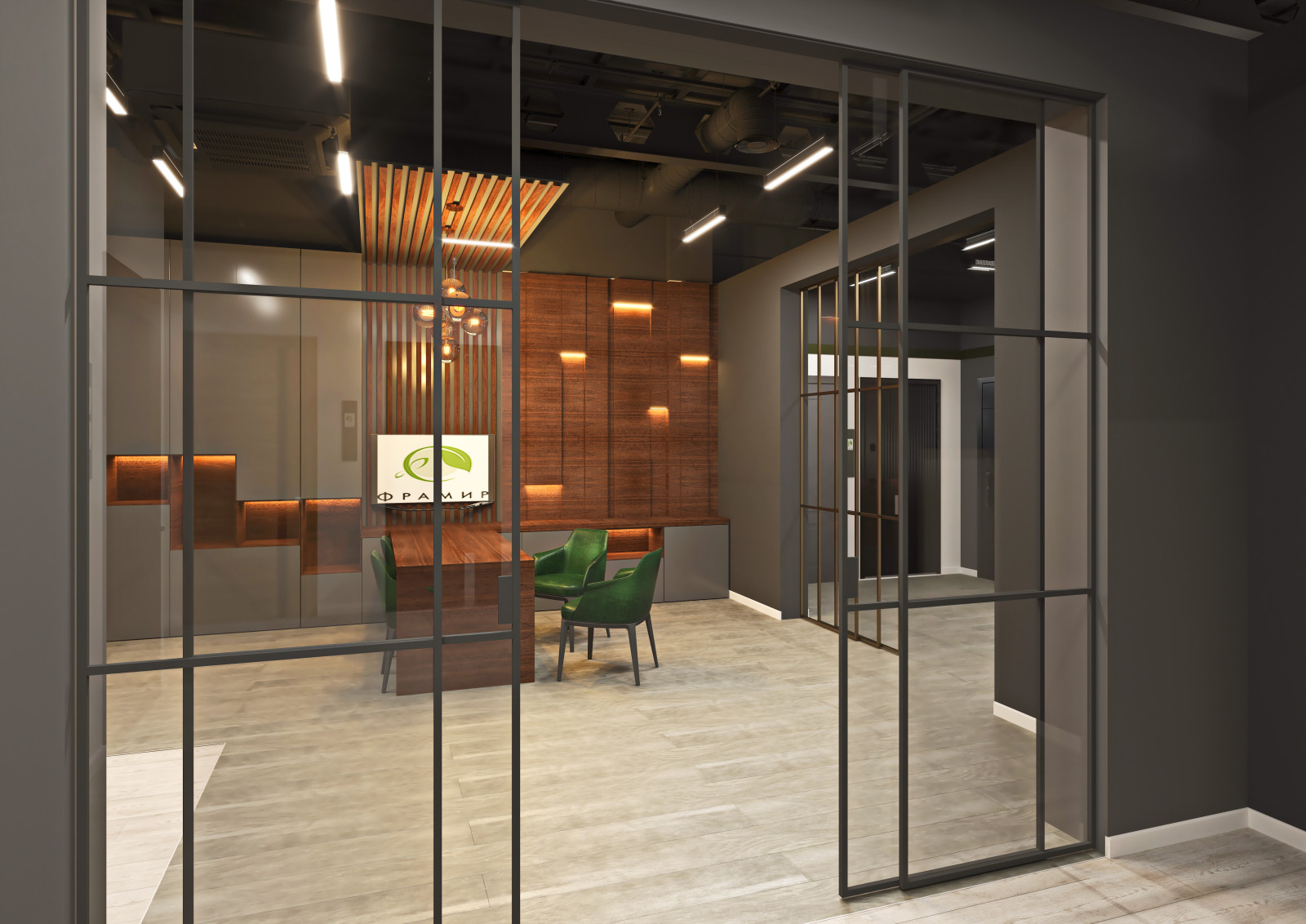 Дизайн салона дверей в Ростове