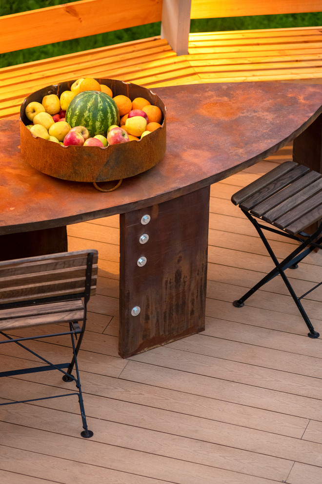 Необычная веранда (и терраса) к Необычному Дому (проект "Фазенда-лайф")