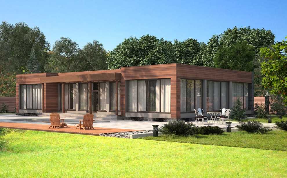 Дом в стиле Райт