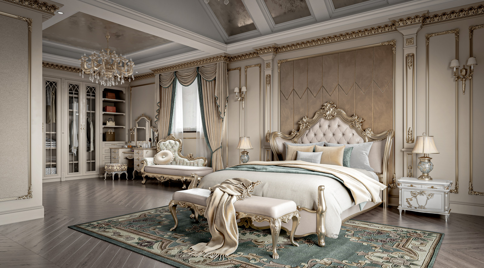 Визуализация спальни