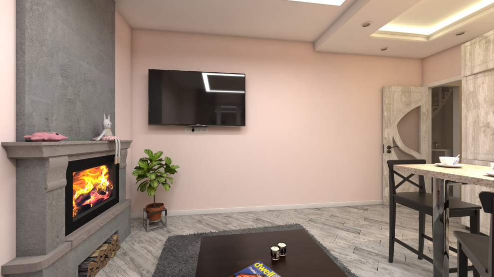 Кухня-гостинная таунхауса