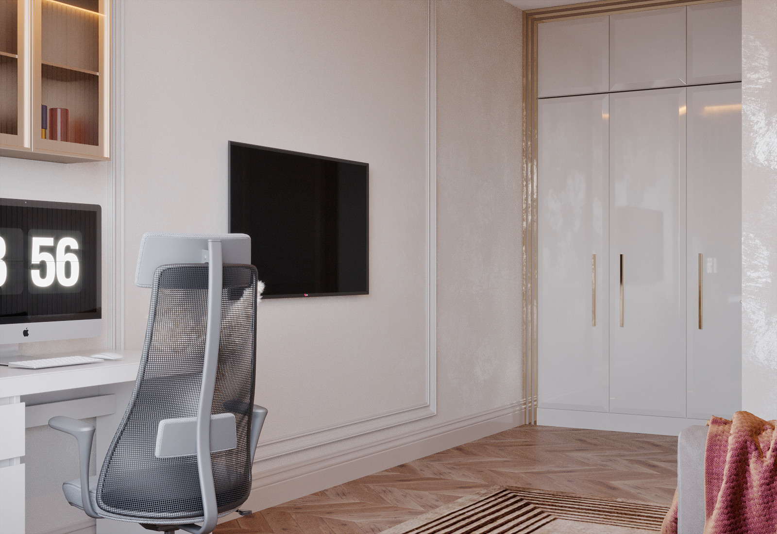 ДИЗАЙН ИНТЕРЬЕРА КВАРТИРЫ В ЖК РОДНОЙ ГОРОД. ВОРОНЦОВСКИЙ ПАРК, 114 КВ.М