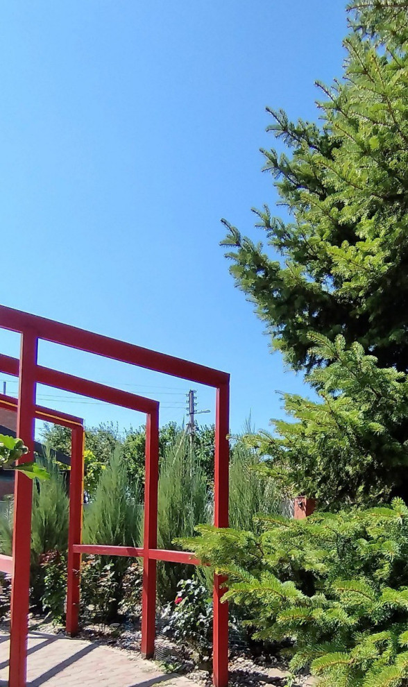 Зона отдыха в частном саду