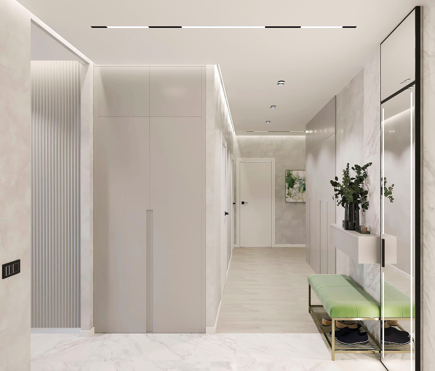 Дизайн интерьера квартиры 88 м.кв.