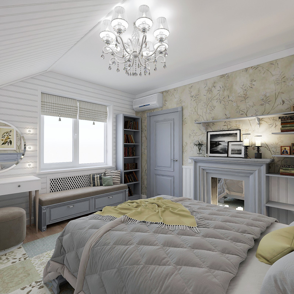 интерьер детсой и взрослой спален