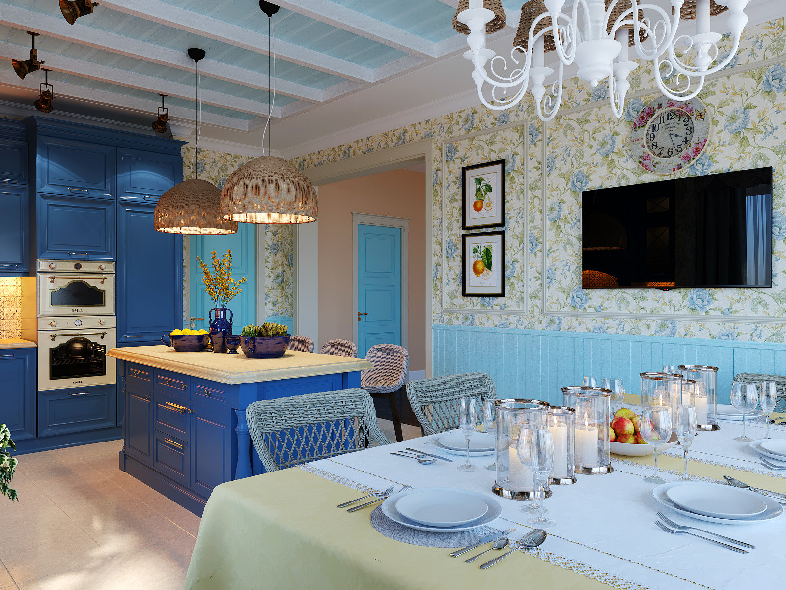 Частный дом в стиле прованс