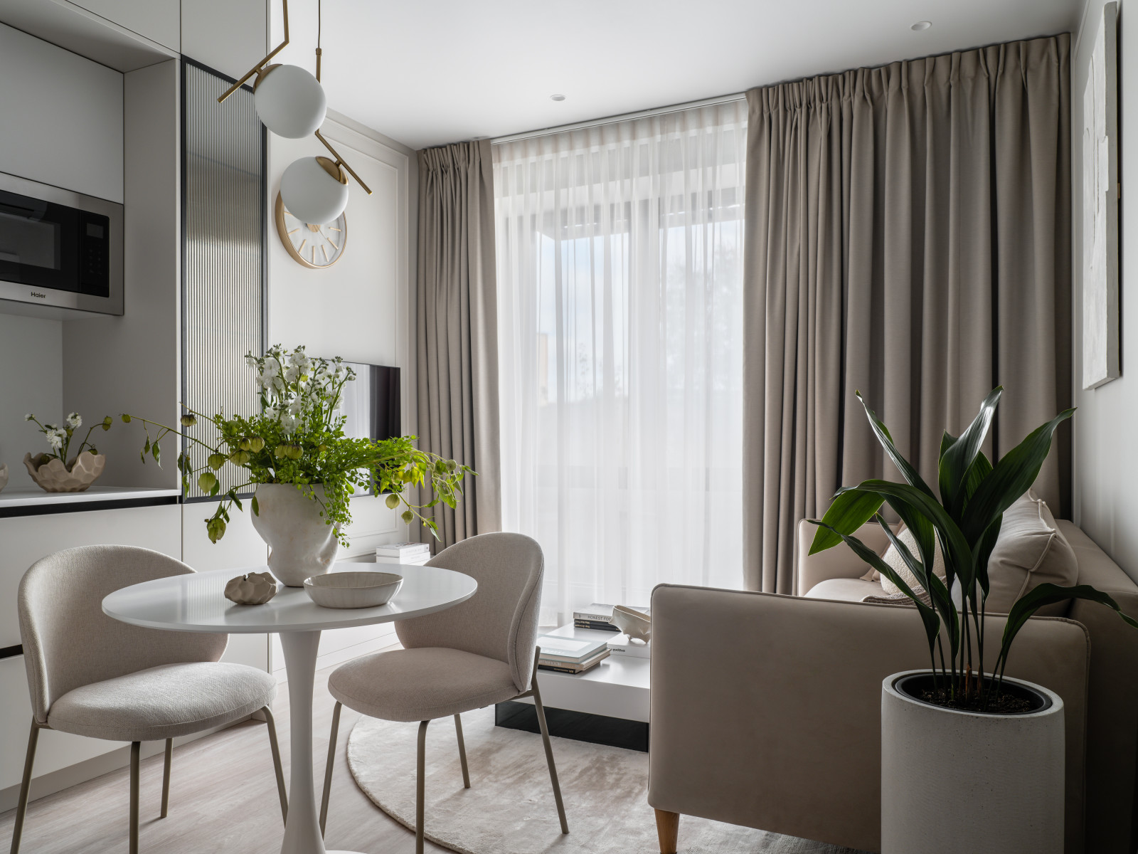 Дизайн интерьера квартиры в современном стиле в ЖК Метрополия