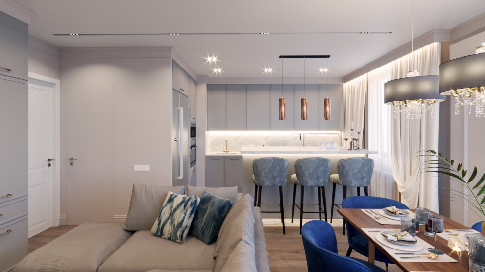 Дизайн-проект квартиры в ЖК Летний сад