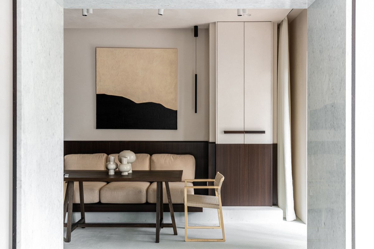 Софт-минимализм на мраморной кухне