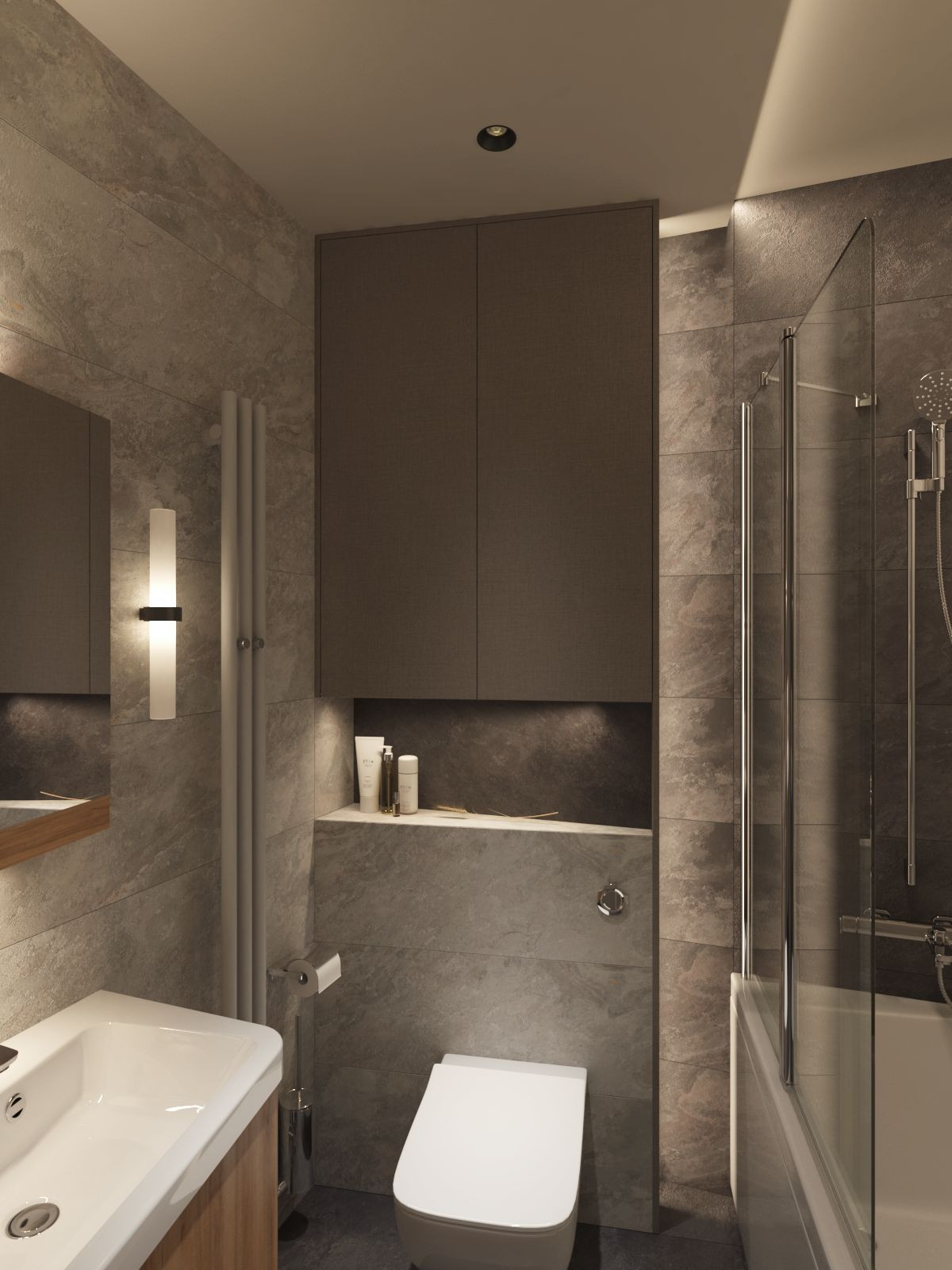 Дизайн проект квартиры со сложной остроугольной планировкой