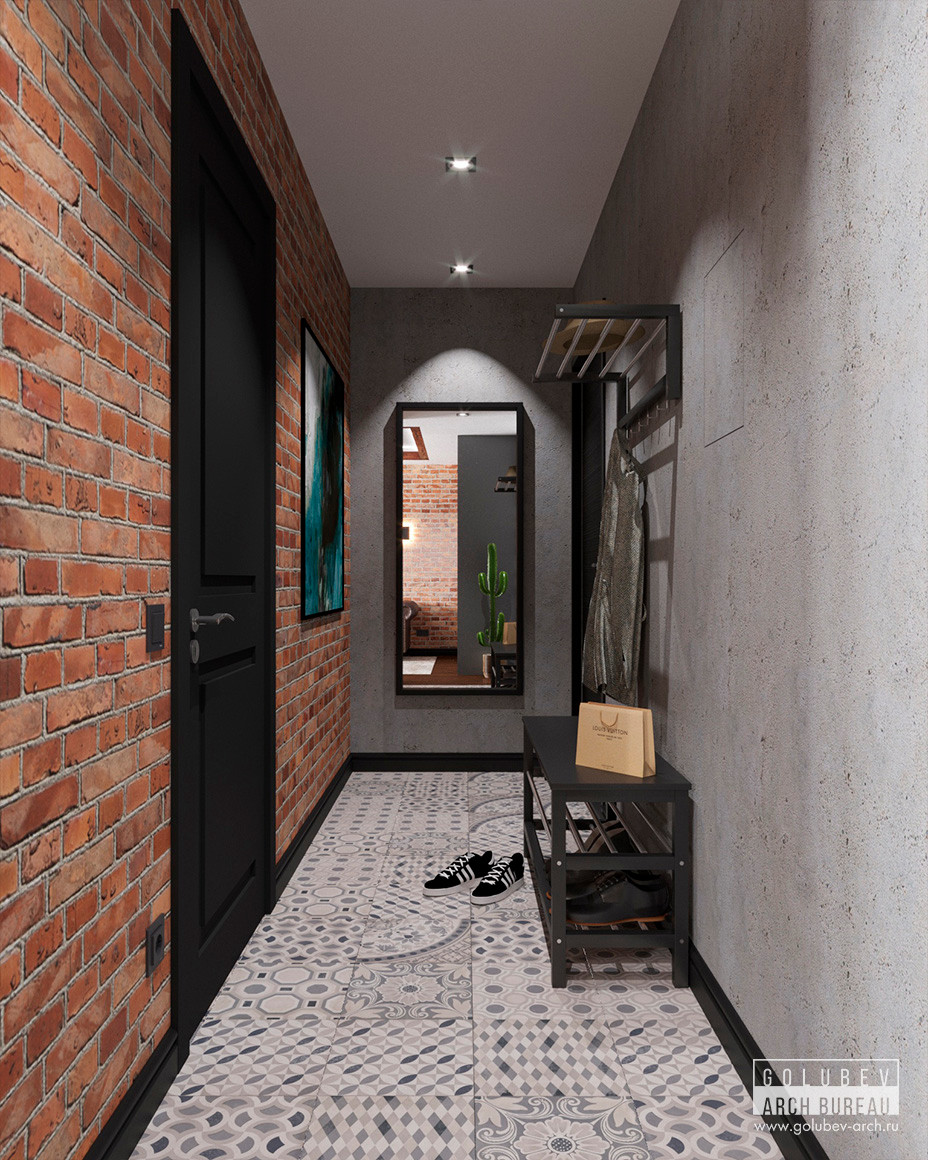 Дизайн апартаментов в стиле лофт, г. Красноярск ,45 м2