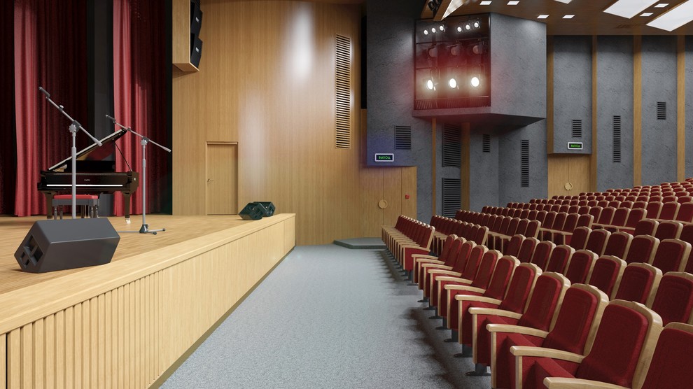 Зрительный зал в центре культуры