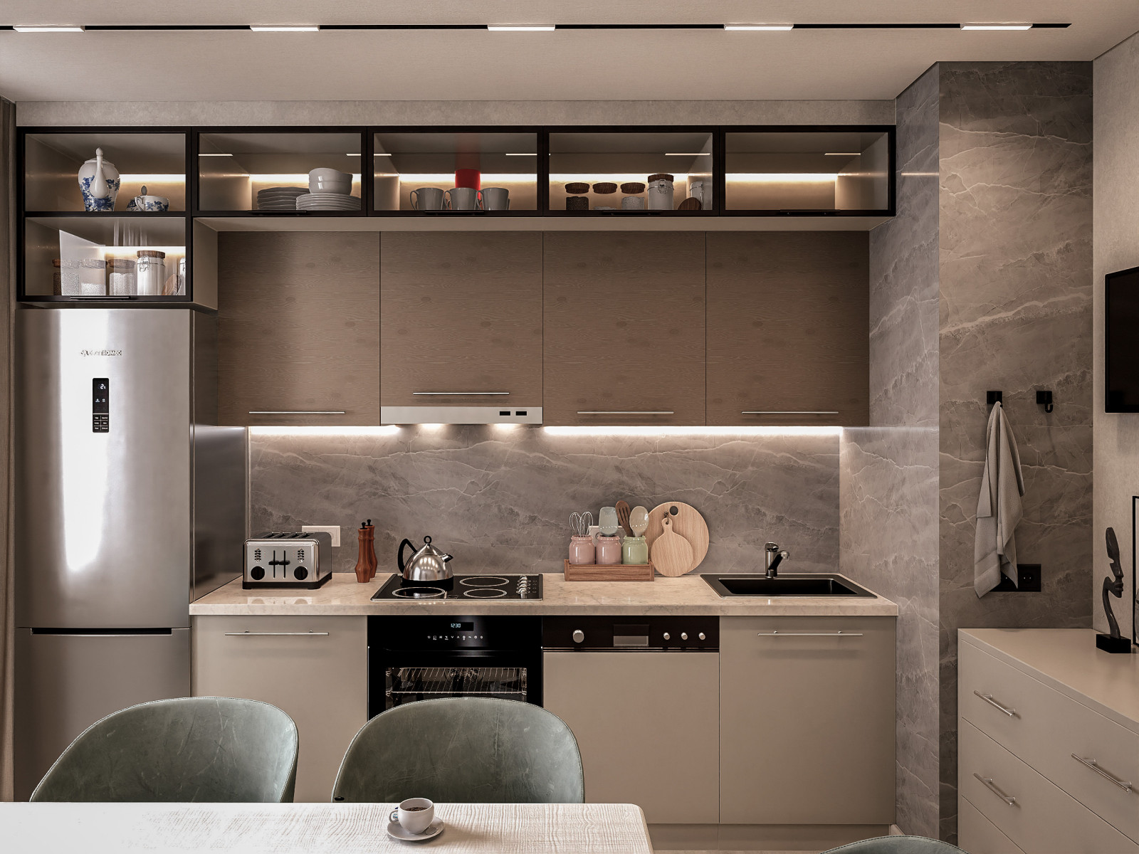 Дизайн-проект двухкомнатной квартиры 57 м2