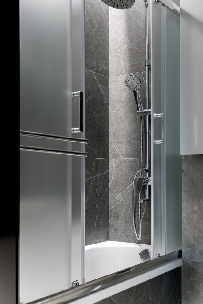 Уютная графичность. Квартира - отдых для семьи врачей