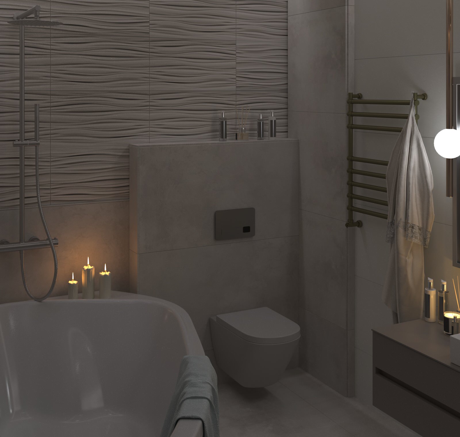 Ванная комната из проекта "StyleHome"