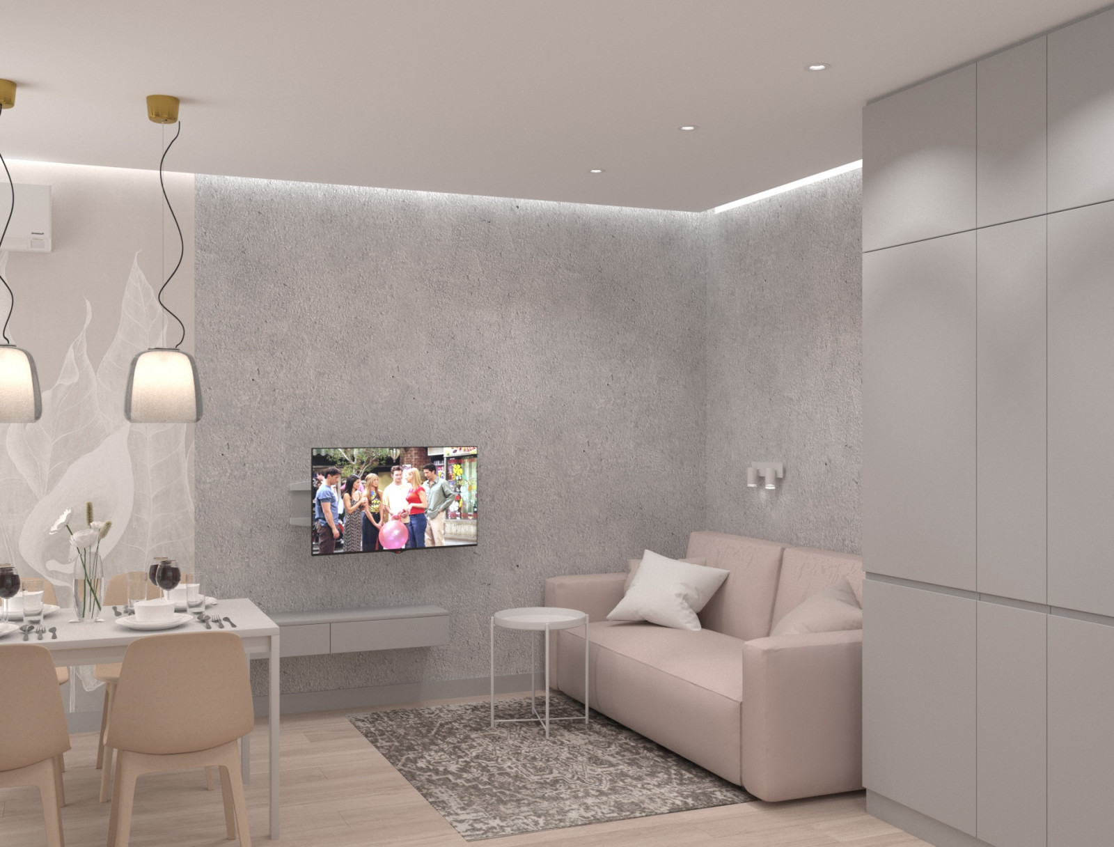 Однокомнатная квартира 38 м.кв. на улице Ломако