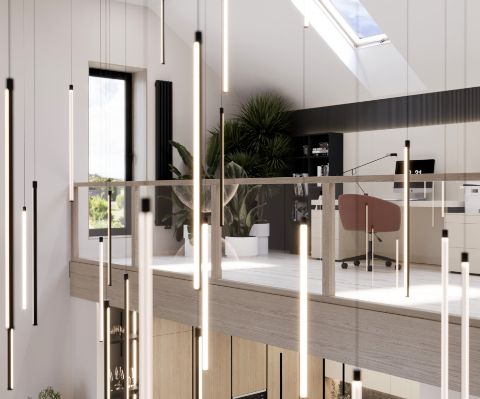 Проект загородного дома, современный стиль