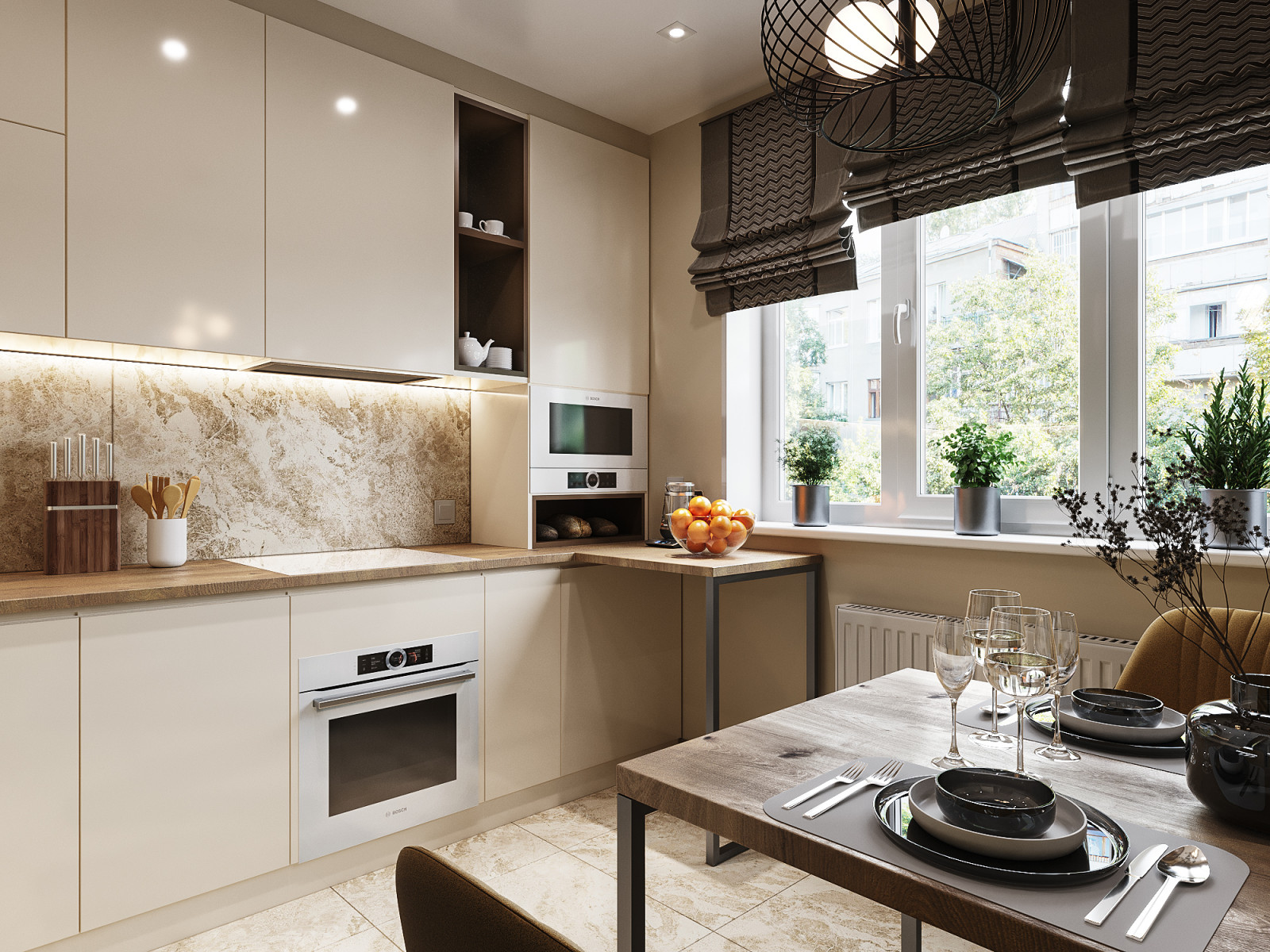 Квартира на Перервинском бульваре (85,25 м2) - СПОНТАННОСТЬ