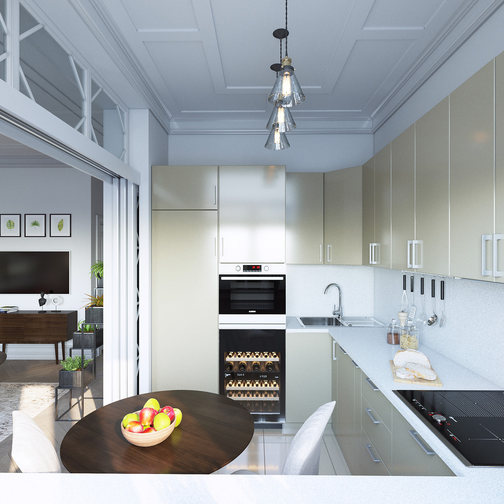 Квартира в сталинском доме на Кутузовском проспекте. Кухня.