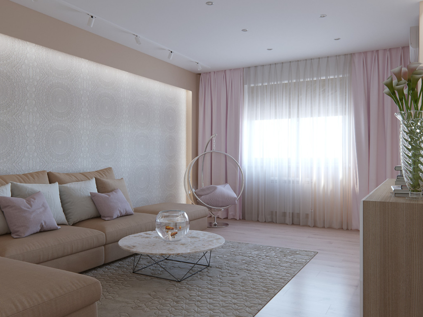 ЖК Лица, 2 комнаты, 67 м²
