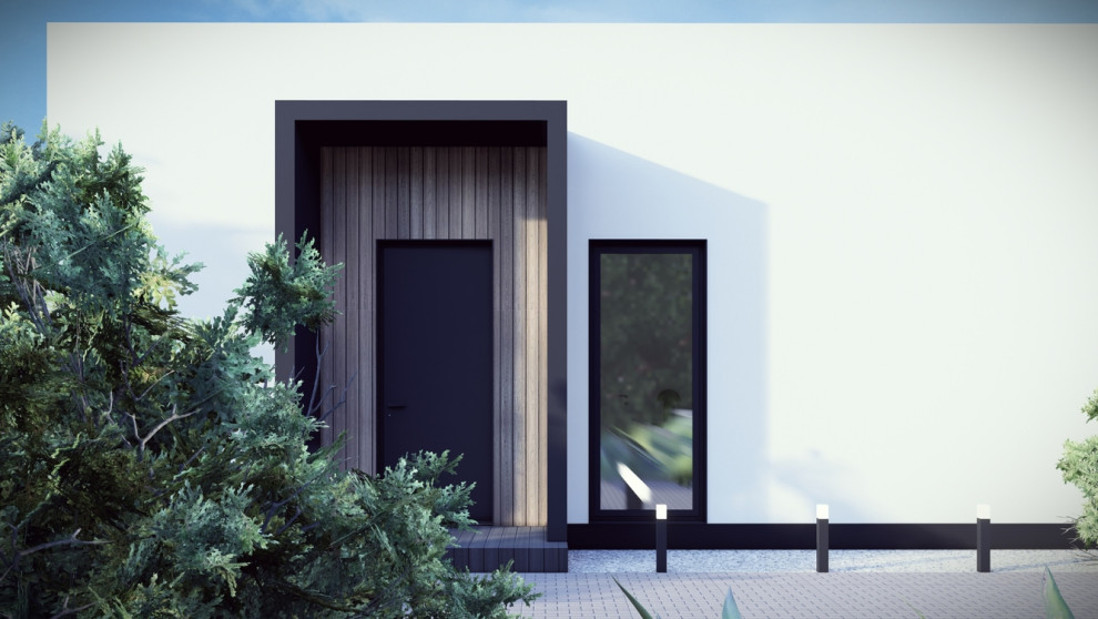 Минимал 105 | Эскизный проект современного одноэтажного дома