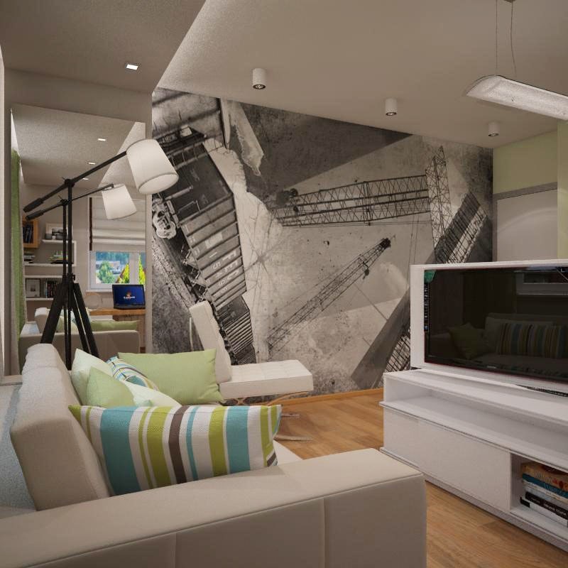 Микс стилей в частном доме