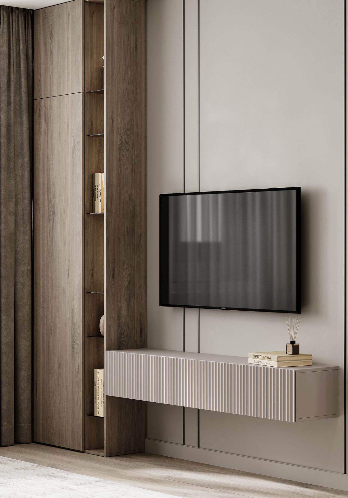 Интерьер квартиры в ЖК "Гармония"