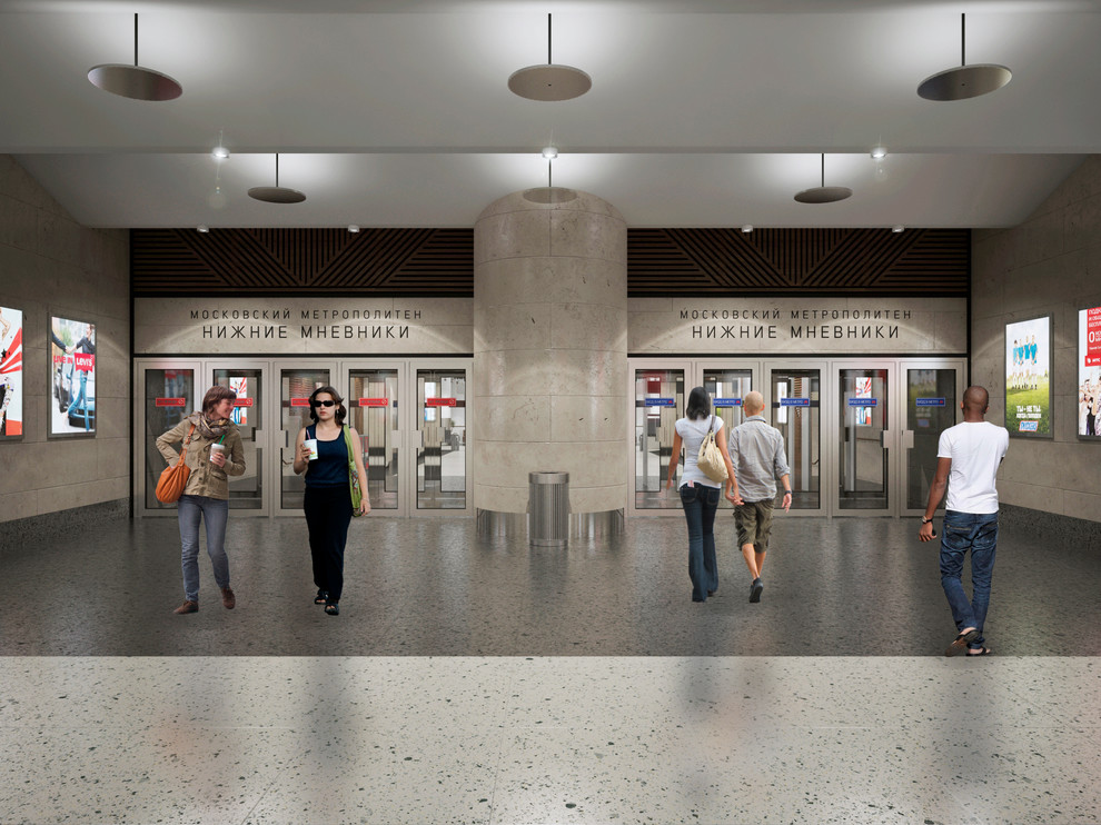 Competition project. Moscow metro station.