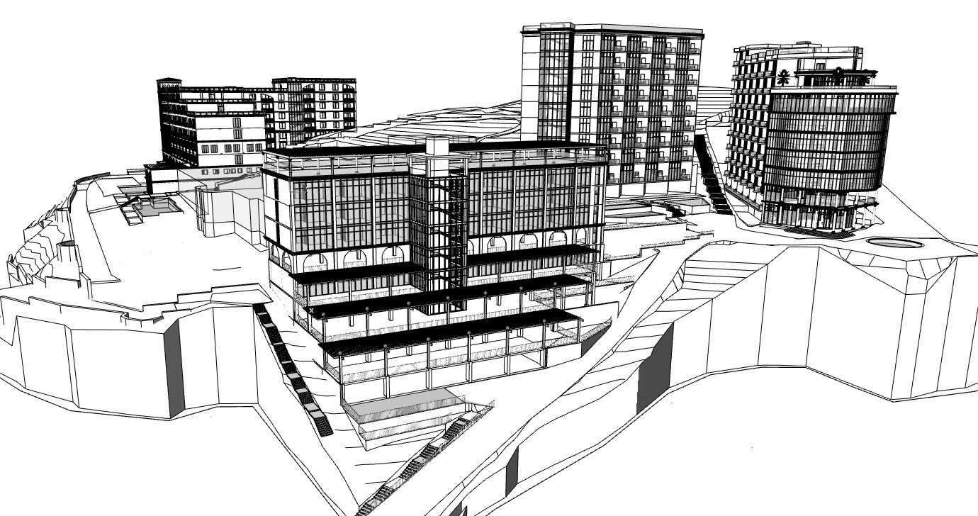 Эскизный проект развития санатория "Кудепста"