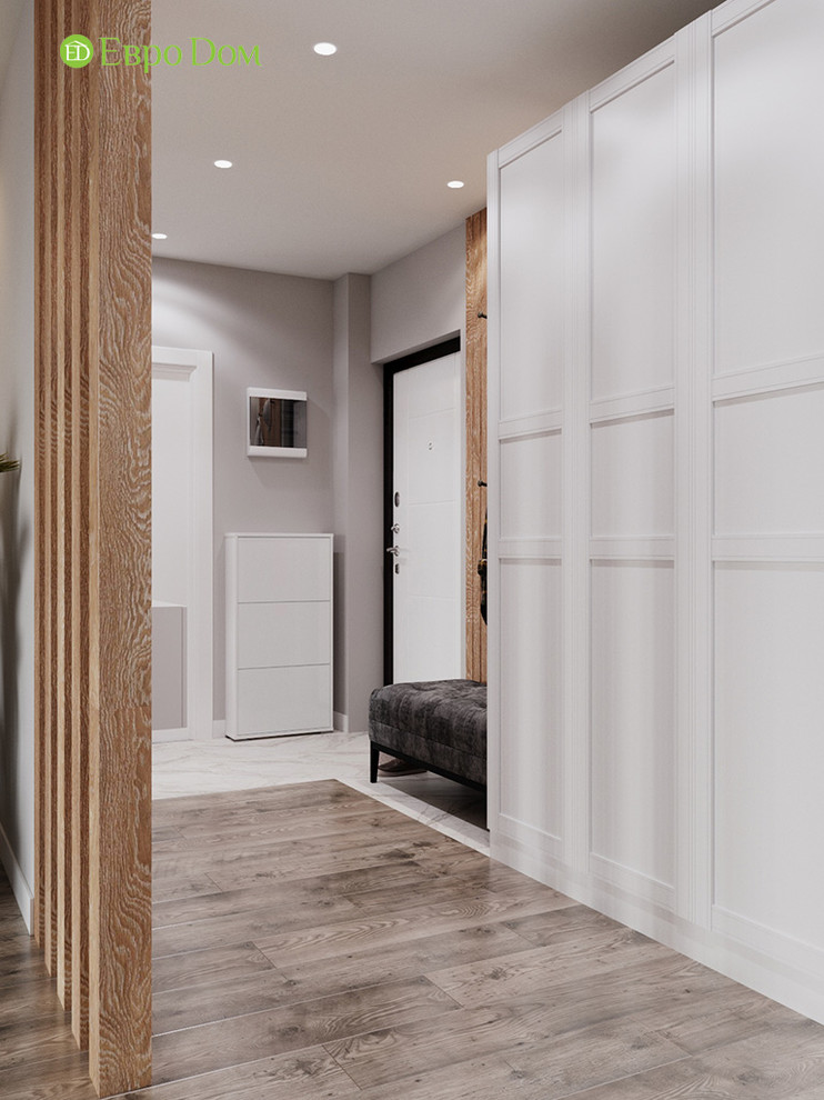 Дизайн интерьера 2-комнатной квартиры 63 кв. м в современном стиле