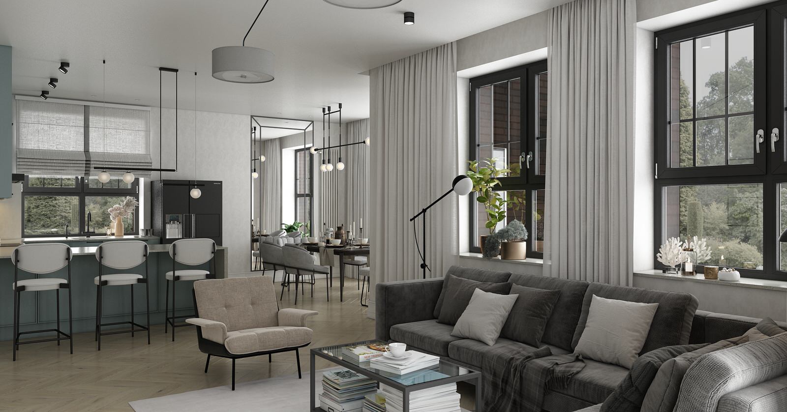 Обложка проекта: Загородный дом в Подолино