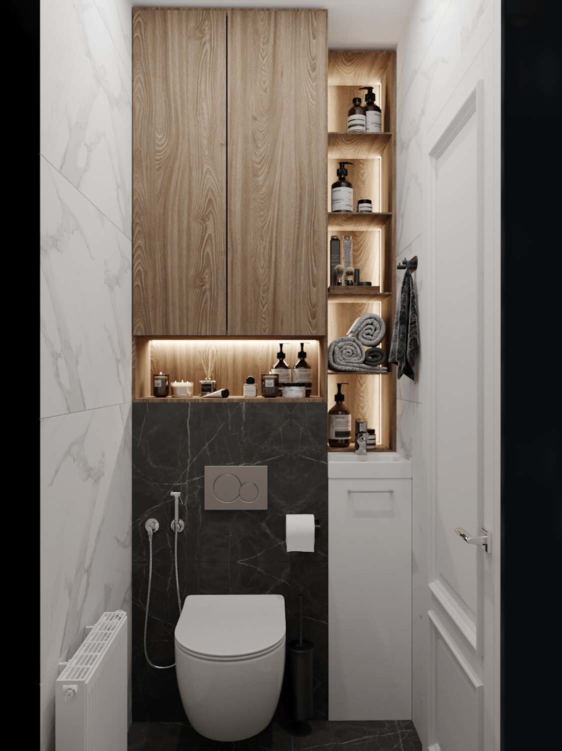 Дизайн гостевого санузла