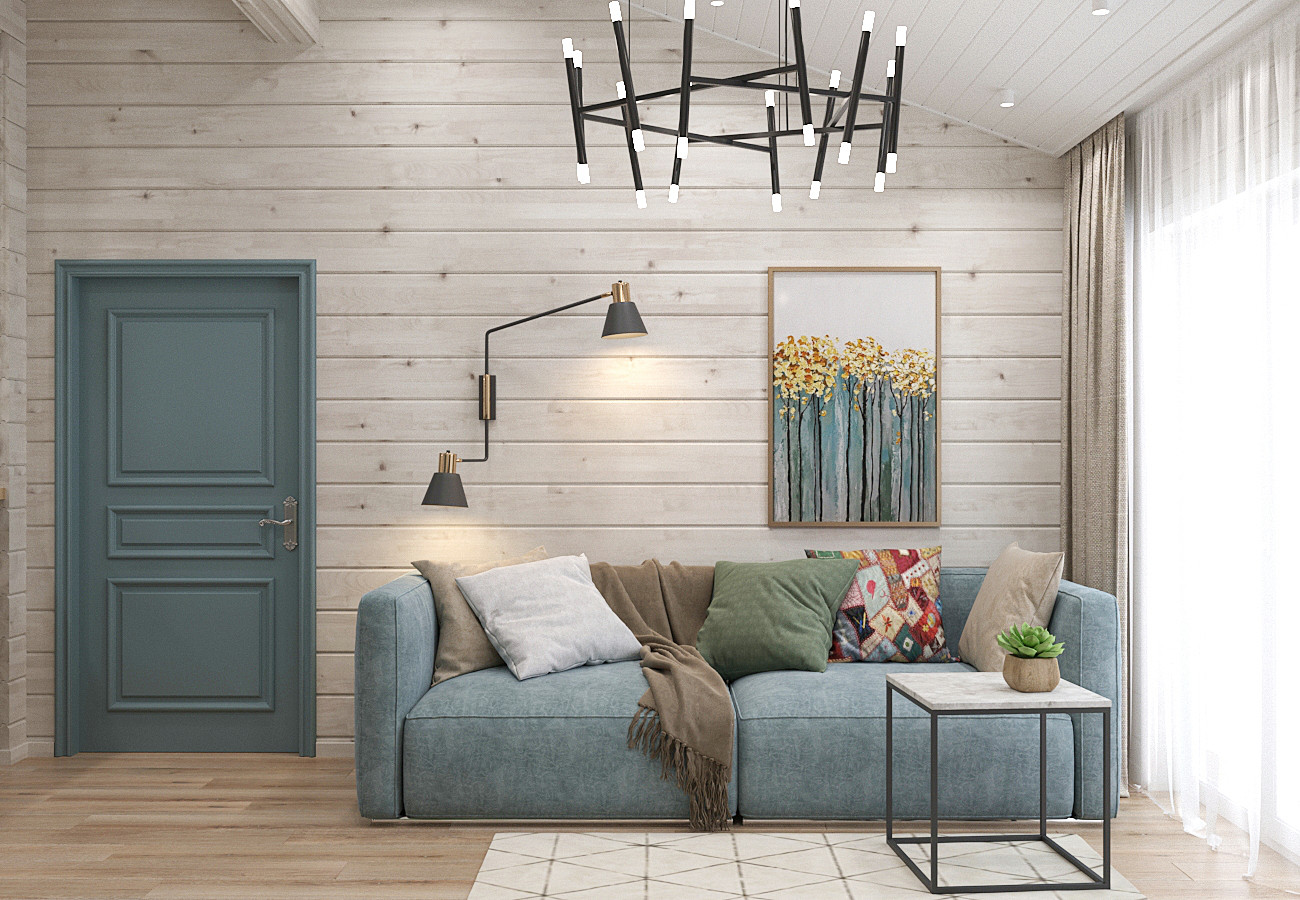 Интерьер деревянного дома