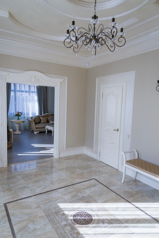 Интерьер дома в классическом стиле (500 кв м)