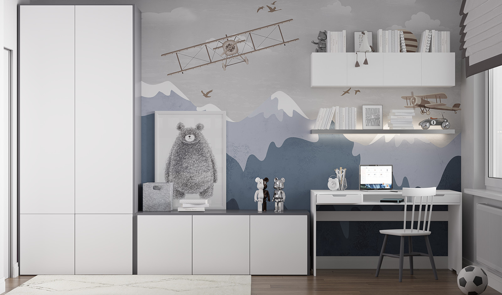 Детская комната. Рабочее место