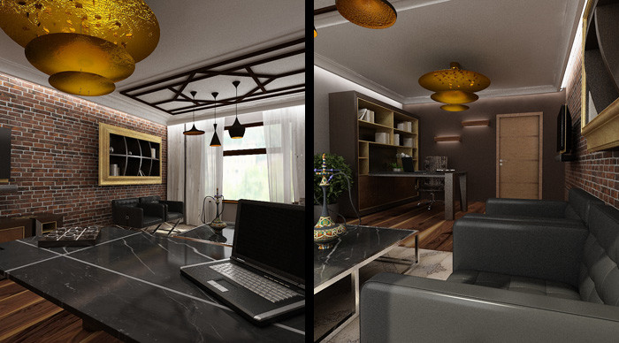 Интерьер частного дома на р.Волга