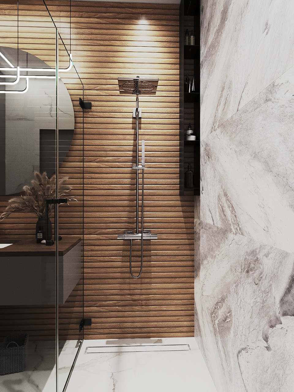 Варианты санузла в частном доме при гостевой спальне