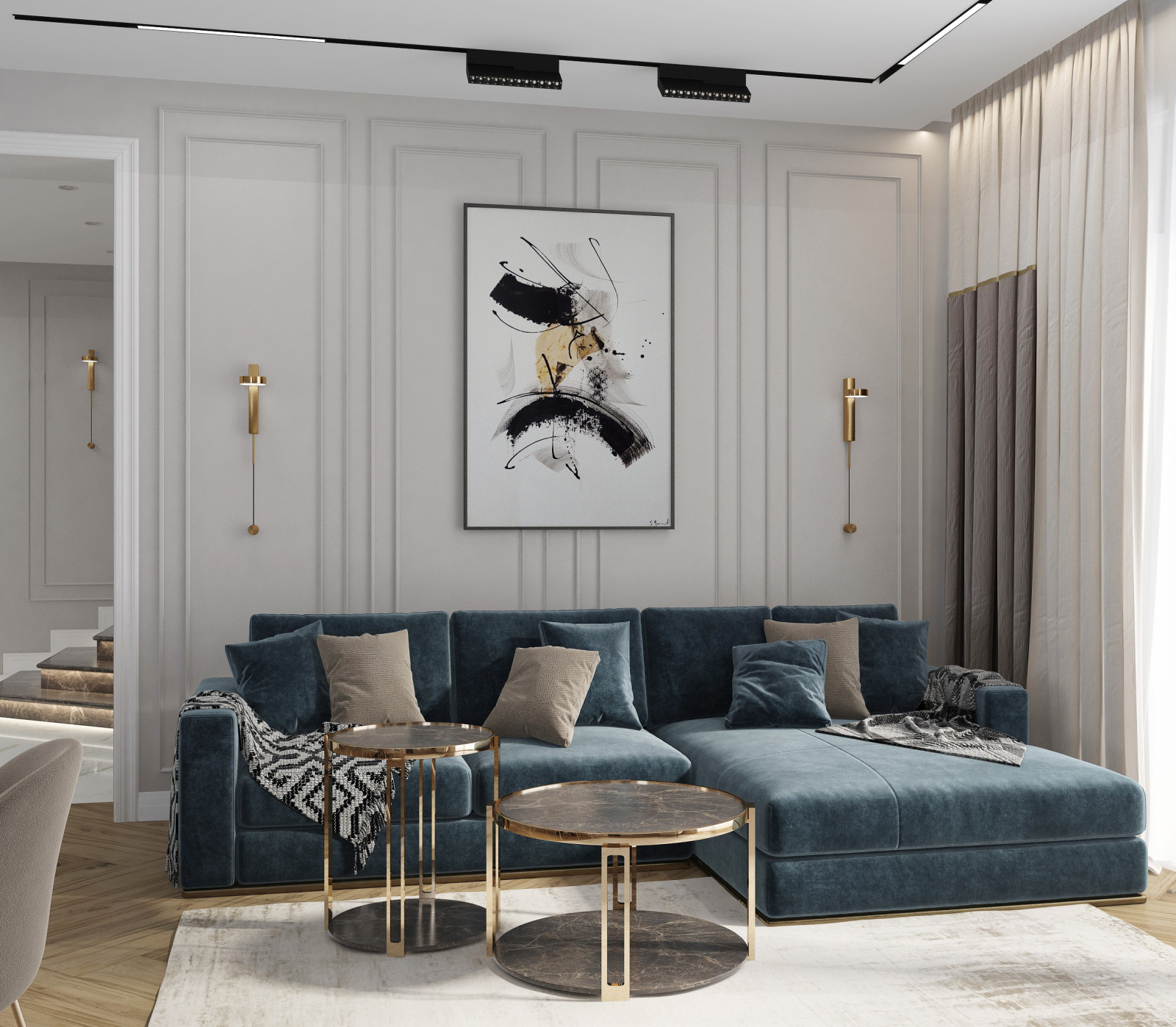 Обложка проекта: Дом в Нижегородской области 200 m2