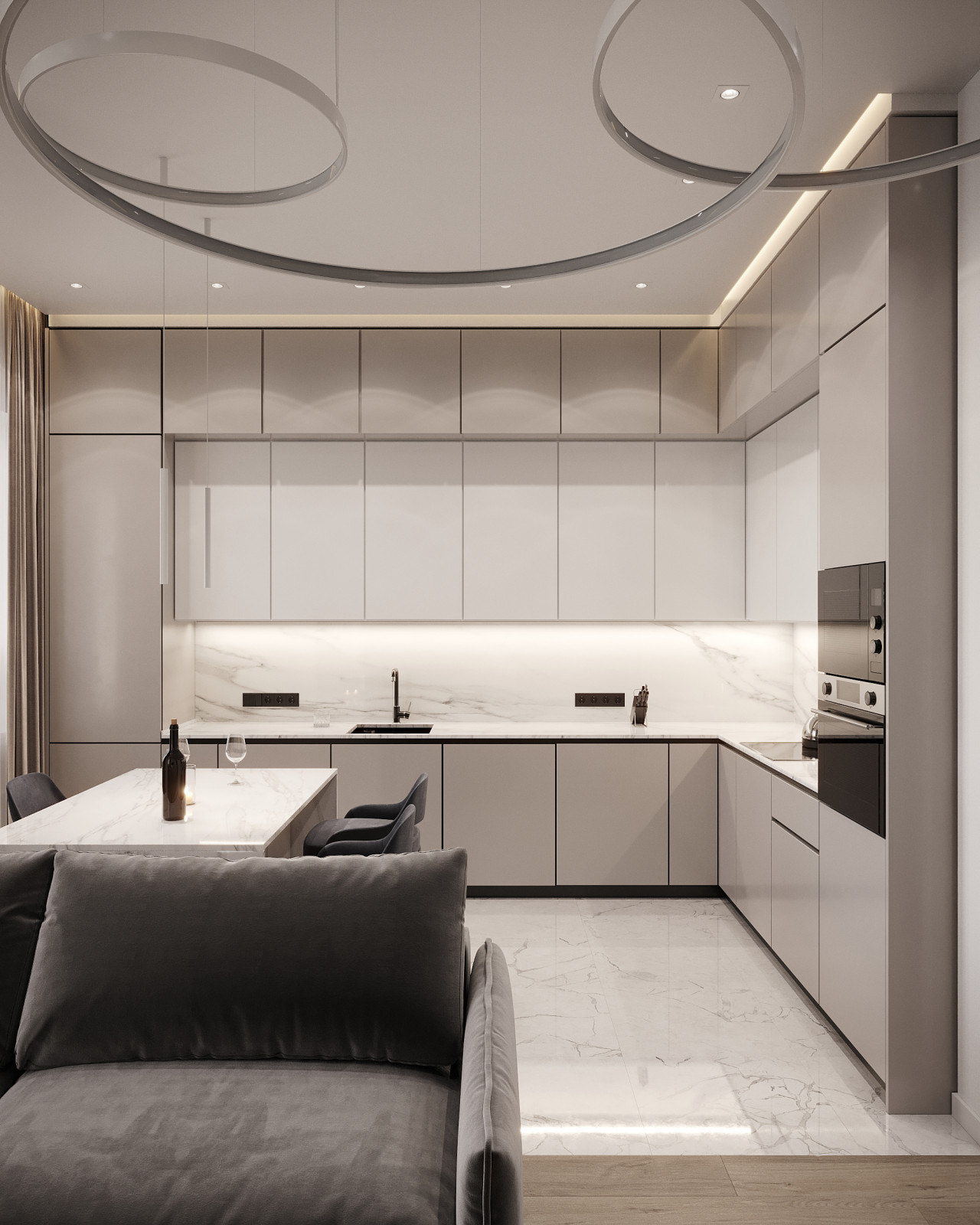 Дизайн и 3д-визуализация санузла в квартире в г. Долгопрудный