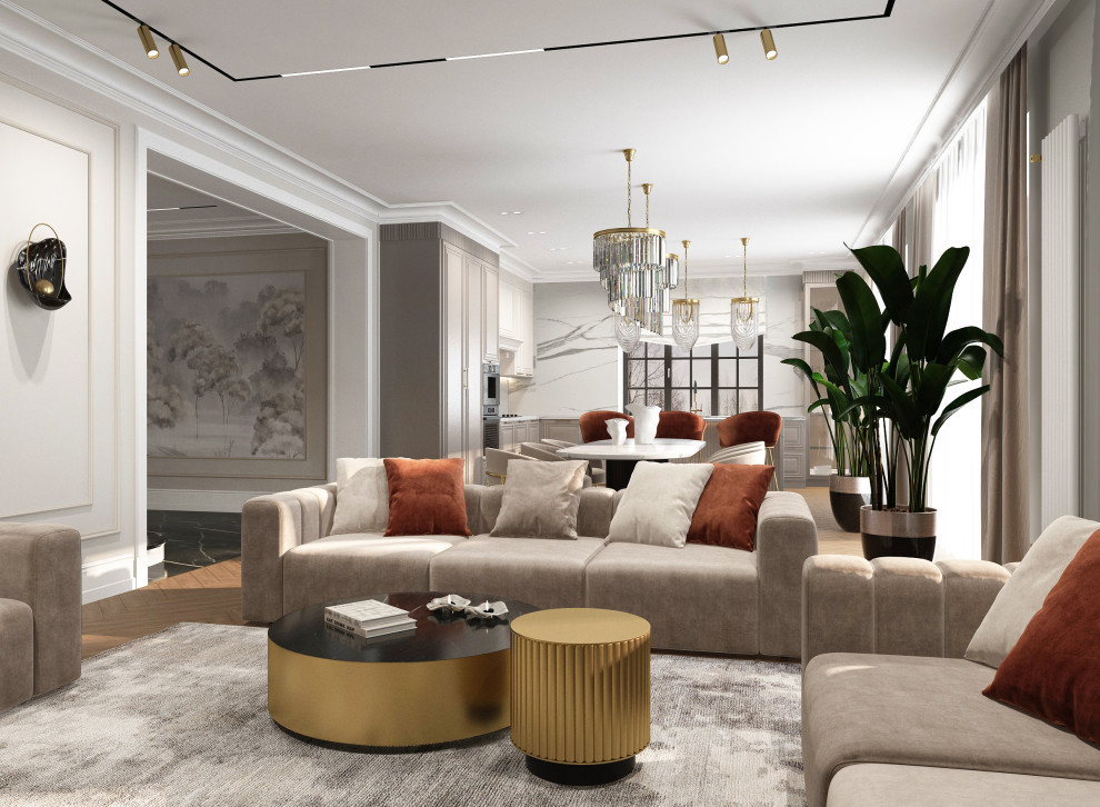 Кухня - гостиная 85 м2 г. Нижний Новгород