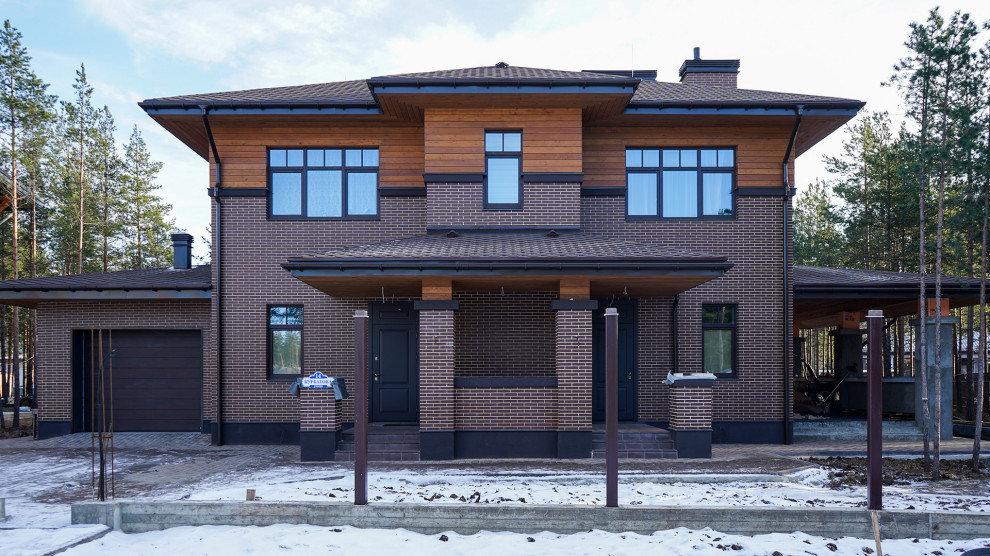 Обложка проекта: Дом в стиле "Райт" Санкт-Петербург