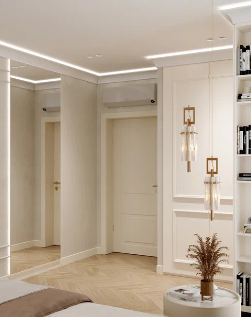 Красивая квартира в стиле современная классика