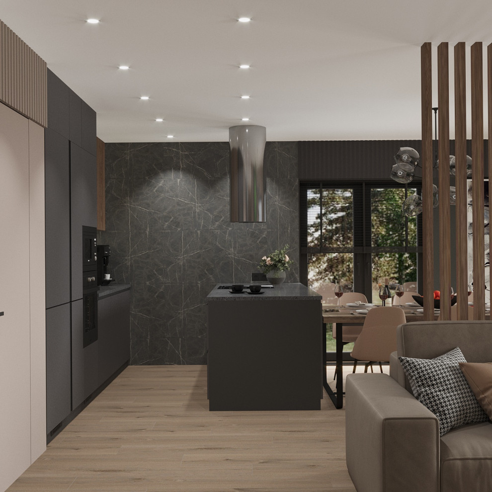 Дизайн-проект дома, площадью 110 м2 в г. Новосибирск. Кольцово