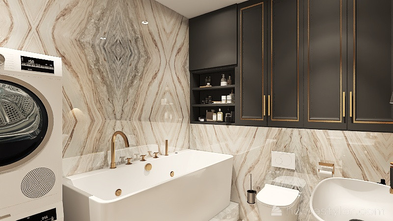 Проект  для молодой семьи в стиле неоклассика